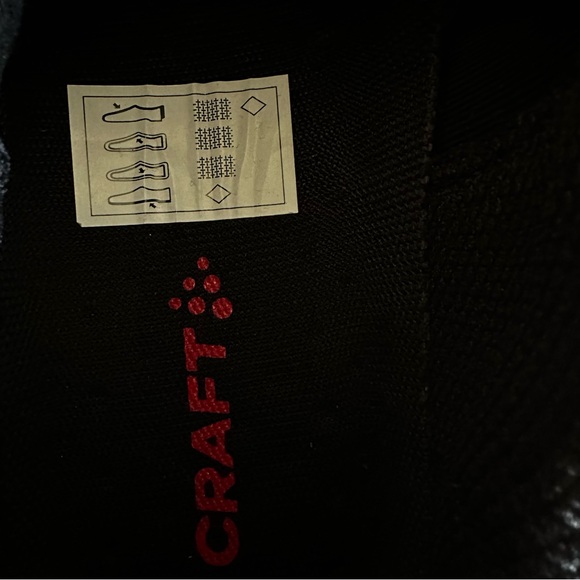 Craft Spartan RD Pro OCR Running Shoes Sneakers Mens Size 11.5 Black Red Gym - Picture 9 of 11